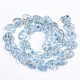 Chapelets de perles vernissées de millefiori manuelles LAMP-N023-001J-2