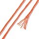 12 かせ 12 色 6 層ポリエステル刺繍糸  クロスステッチの糸  グラデーションカラー  オレンジ  0.5mm  約8.75ヤード（8m）/かせ  12 かせ/セット OCOR-M009-01B-07-3