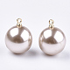 Perle di perle imitazione plastica abs ecologica MACR-S367-C-05-2