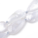 Calcédoine bleue naturelle chapelets de perles G-T105-14-1