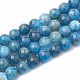 Natürliche Apatit Perlen Stränge, gefärbt, Runde, 8~9 mm, Bohrung: 1 mm, ca. 45~48 Stk. / Strang, 15.7 Zoll