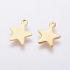 304 Stainless Steel Charms STAS-L234-069G-2