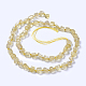 Chapelets de perles de quartz citron naturel G-F568-292-2