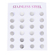 304 Stainless Steel Stud Earrings EJEW-H350-02P-A-3