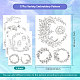 4 Sheets 11.6x8.2 Inch Stick and Stitch Embroidery Patterns DIY-WH0455-010-2