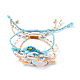 Bracelets de perles tressées réglables BJEW-JB05152-1
