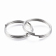 304 Stainless Steel Keychain Clasp Findings J0RBB011-2