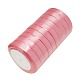 Gegen Brustkrebs rosa bewusstseinsband Herstellung rosa Satinband für DIY Fertigkeit Haar-Accessoires X-RC20mmY082-1