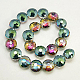 Electroplate Glass Beads EGLA-H002-C-M-4