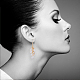Ciondoli collane e orecchini pendenti set di gioielli SJEW-JS01085-12
