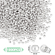 1000 Stück Messing-Crimpperlen&nbsp;KK-UN0005-28S-3