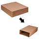 BENECREAT 16 Pack Kraft Paper Drawer Box Festival Gift Wrapping Boxes Soap Jewelry Candy Weeding Party Favors Gift Packaging Boxes - Brown (6.77x4x1.65) CON-BC0004-32D-A-4