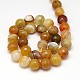 Natural Striped Agate/Banded Agate Beads Strands G-G581-10mm-06-2