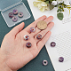 SUNNYCLUE 1 Box Natural Amethyst Beads Hole 6mm European Beads Large Hole Beads for Jewellery Making Charms Hair Braids Gemstone Beads Large Hole Snake Chain Beads Charms Necklace Bracelet Supplies G-SC0001-84B-3