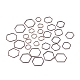 30 Uds 3 anillos de unión de aleación de estilo PALLOY-XCP0001-90-1