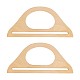 Poignées de sac en bois en forme de d FIND-WH0135-77A-1