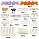 Sunnyclue kit fai da te per la creazione di orecchini pendenti con bowknot DIY-SC0016-60-2