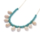 Ожерелья с подвесками из натуральных ракушек каури NJEW-JN02744-04-3