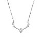 925 подвесные стерлингового серебра ожерелья NJEW-BB34121-5