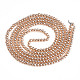 Chapelets de perles en verre électroplaqué EGLA-S195-02C-03-2