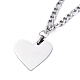 304 Stainless Steel Double Layer Necklaces NJEW-M181-15P-2