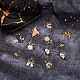 Sunnyclue 1 caja 20 piezas de encantos de mariposas de halloween encanto de mariposa acrílico encantos de calavera cabeza de esqueleto gótico encanto de animal de plástico para hacer joyas encantos mujeres adultos diy artesanía collar pendiente FIND-SC0003-77-4