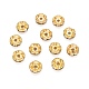 Iron Rhinestone Spacer Beads RB-A008-8MM-G-2