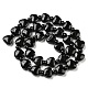 Natural Black Tourmaline Beads Strands G-C062-A01-01-3