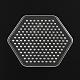 Plaques hexagone abc en plastique utilisés pour les perles à repasser 5x5mm diy DIY-Q009-12-2