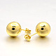 304 Stainless Steel Ball Ear Studs EJEW-N0014-13B-10mm-2