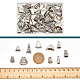 Nbeads 50 Stück kegelförmige Perlenkappen FIND-NB0003-16-4