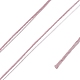 ラウンドワックスポリエステル糸ストリング  マイクロマクラメコード  ツイストコード  革縫い用  フラミンゴ  0.3~0.4mm  約174.98ヤード（160m）/ロール YC-D004-02A-008-3