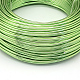 丸アルミ線  曲げ可能なメタルクラフトワイヤー  DIYジュエリークラフト作成用  芝生の緑  3ゲージ  6.0mm  7m / 500g（22.9フィート/ 500g） AW-S001-6.0mm-08-2