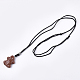 Natural & Synthetic Gemstone Pendant Necklaces G-T113-06C-B-2