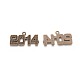 Année 2014 Nombre style tibétain pendentifs TIBEP-Q012-AB-FF-2