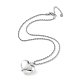 Ожерелья с подвеской в форме стойки из латуни для женщин NJEW-D057-01P-1
