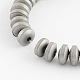 Chapelets de perles en hématite synthétique sans magnétiques G-R210-01-1