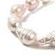Natürliche kernhaltige Perlenstränge PEAR-E016-021-3
