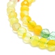 Natürliche Achat Perlen Stränge G-P457-A03-07A-2