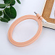 Adjustable ABS Plastic Oval Embroidery Hoops TOOL-PW0003-016E-1