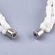 Bracelets multicouches en corail synthétique BJEW-S134-110A-3