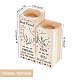Wooden Candle Holder AJEW-WH0257-006-2