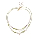 Ensembles de colliers pendentif étoile et lune pour femmes NJEW-JN04128-1