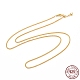 925 Weizenketten-Halskette aus Sterlingsilber für Frauen STER-I021-02A-G-2