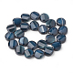 Chapelets de perles en verre opaque de couleur unie GLAA-N032-06-3
