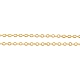 Brass Flat Oval Cable Chains CH030-G-3