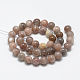 Chapelets de perles de sunstone naturelle naturelles G-R446-6mm-30-2