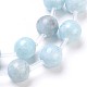 Brins de perles de célestite / célestine naturelles G-I203-A-10mm-2