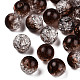 Perles en acrylique transparentes craquelées CACR-N002-26-2