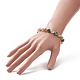 Ensembles de bracelets extensibles en perles d'agate naturelle teintée BJEW-JB09180-5